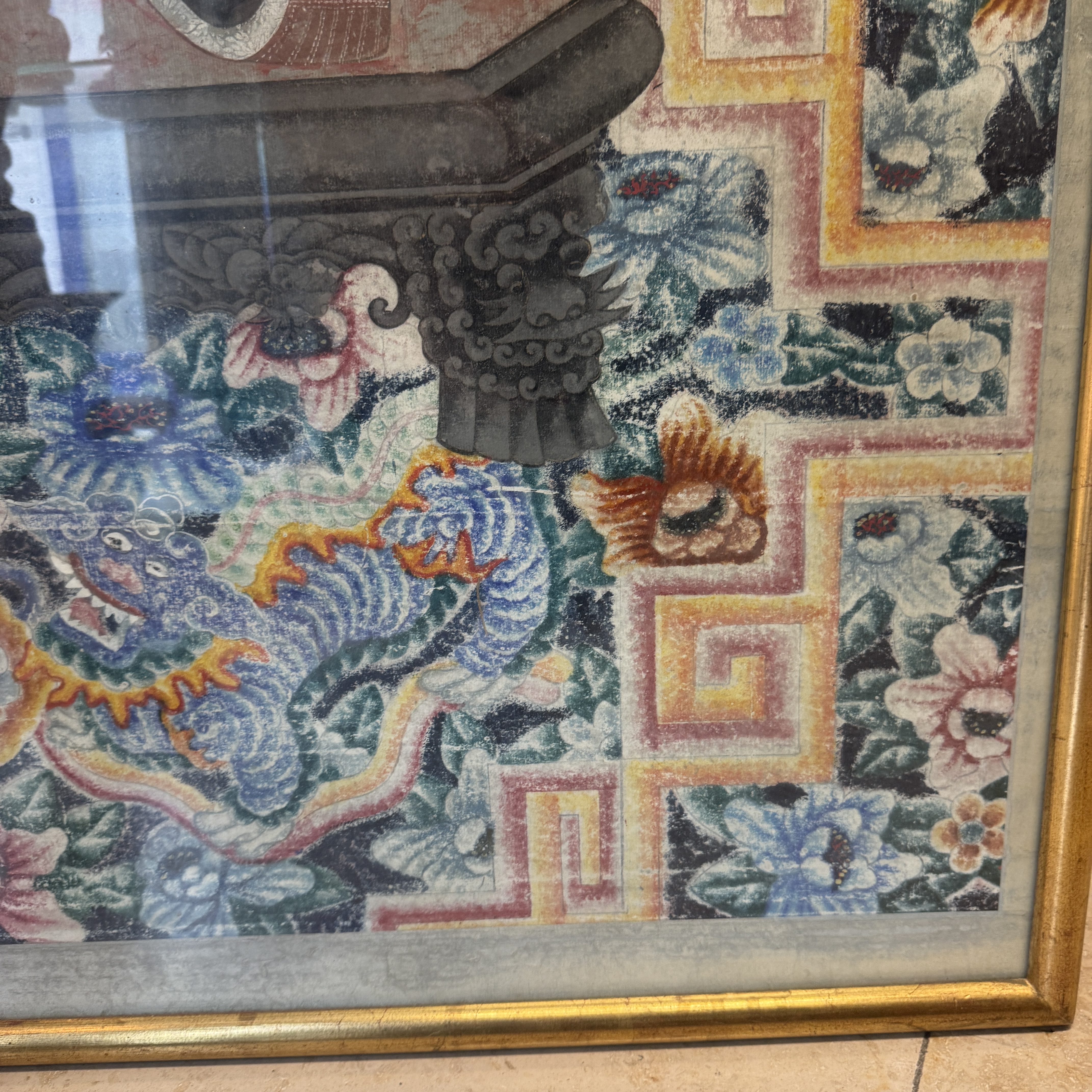 A pair of large Chinese inscribed ancestor portraits — foto 38