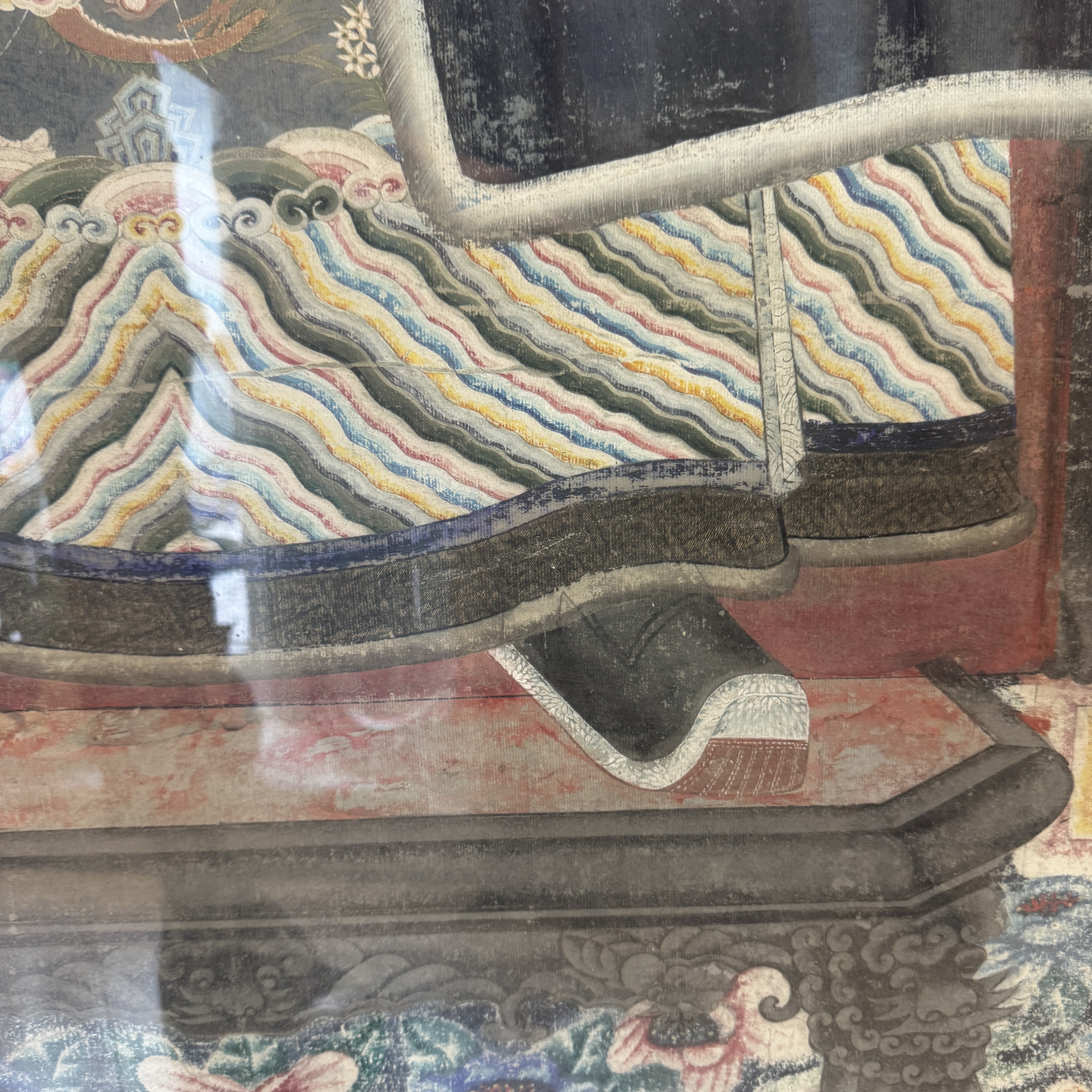 A pair of large Chinese inscribed ancestor portraits — foto 40