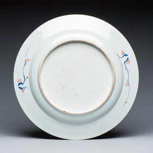 A pair of large Chinese verte-Imari 'Governor Duff' dishes — photo 11