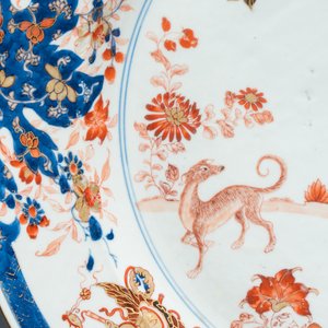 A pair of large Chinese verte-Imari 'Governor Duff' dishes — photo 9