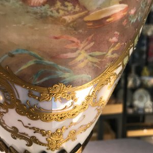 A pair of large gilt bronze-mounted Sèvres porcelain vases, France, 19th C. — photo 33
