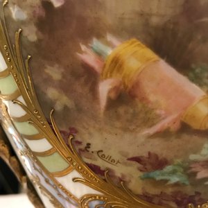 A pair of large gilt bronze-mounted Sèvres porcelain vases, France, 19th C. — photo 7