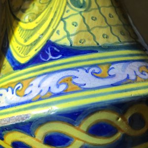 A pair of large polychrome Italian maiolica albarelli, Palermo, Lazzaro workshop, ca. 1600 — 照片 18