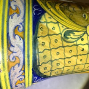 A pair of large polychrome Italian maiolica albarelli, Palermo, Lazzaro workshop, ca. 1600 — 照片 19
