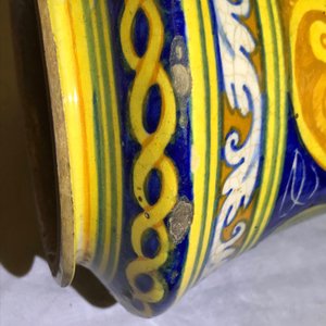 A pair of large polychrome Italian maiolica albarelli, Palermo, Lazzaro workshop, ca. 1600 — 照片 9