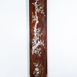 A pair of large Vietnamese mother-of-pearl-inlaid wooden plaques, 19th C. — photo 2