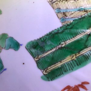 A pair of lobed Chinese famille verte Kakiemon-style 'tiger' plates, Kangxi — 照片 13