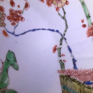 A pair of lobed Chinese famille verte Kakiemon-style 'tiger' plates, Kangxi — 照片 21