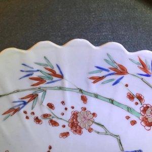 A pair of lobed Chinese famille verte Kakiemon-style 'tiger' plates, Kangxi — 照片 4