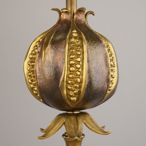 A pair of Maison Charles pomegranate lamps, marked, ca. 1950 — 照片 8