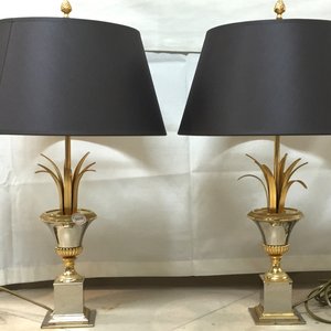 A pair of Maison Charles style lamps, 2nd half 20th C. — 照片 1
