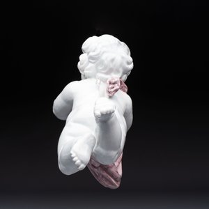A pair of manganese and white Delftware putti, France or Germany, 19th C. — foto 6