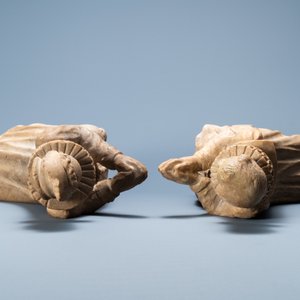 A pair of marble figures of the praying Albert VII, Archduke of Austria and his wife Isabella, probably Flanders, 17th C. — 照片 7