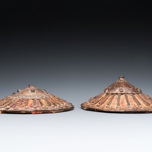A pair of Ottoman 'kalkan' bucklers, 17/18th C. — photo 6