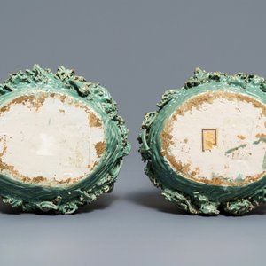 A pair of polychrome Dutch Delft duck-shaped tureens, 18th C. — 照片 7