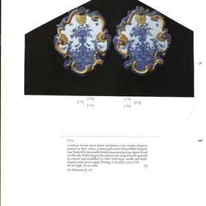 A pair of polychrome Dutch Delft mixed technique 'flower vase' plaques, ca. 1750 — 照片 4