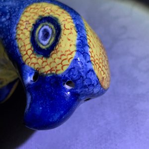 A pair of polychrome Dutch Delft models of parrots, 18th C. — photo 11