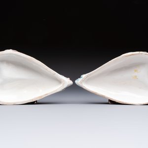 A pair of polychrome Italian faience goose-form tureens and covers, Bassano del Grappa, 19th C. — photo 10