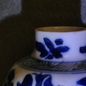 A pair of rare Chinese blue and white miniature vases with pseudo-Delft mark, Kangxi — photo 19