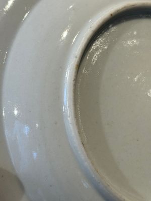 A pair of rare Chinese Canton famille rose armorial soup plates with the arms of Wight, ca. 1810 — 照片 9