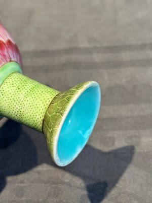 A pair of rare Chinese famille rose lotus-shaped stem cups, Yongzheng — photo 19
