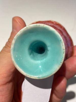 A pair of rare Chinese famille rose lotus-shaped stem cups, Yongzheng — 照片 11