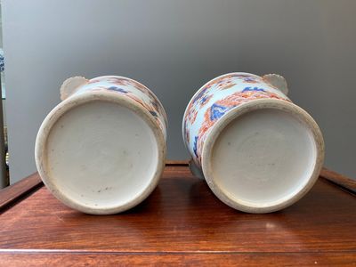 A pair of rare Chinese Imari-style wine bottle coolers, Qianlong — 照片 5