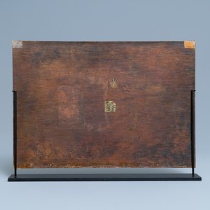A pair of rectangular Chinese cloisonné plaques, Qianlong/Jiaqing — 照片 5