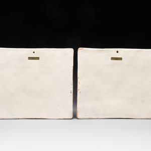 A pair of rectangular Dutch Delft 'mixed technique' plaques, 1st quarter 18th C. — photo 2