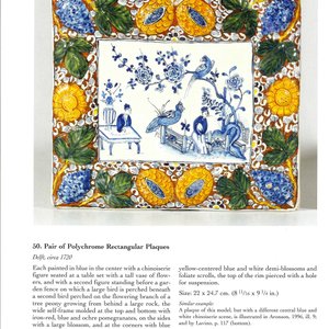 A pair of rectangular Dutch Delft 'mixed technique' plaques, 1st quarter 18th C. — photo 5