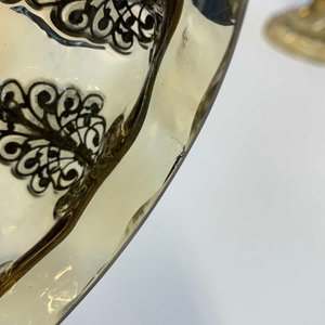 A pair of Russian or Eastern-European gilt copper and glass-inlaid glass goblets and covers, 19th C. — photo 12