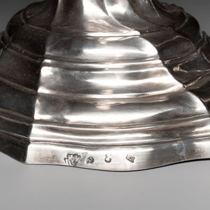 A pair of silver candlesticks, Ghent, dated 1782 — photo 6