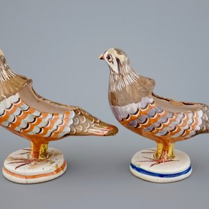 A pair of Spanish bird-shaped tureens, Alcora, 18th C. — 照片 2