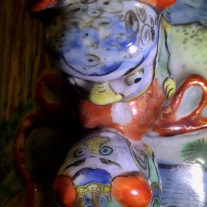 A pair of very large Chinese famille verte vases with fine narrative design, 19th C. — photo 10