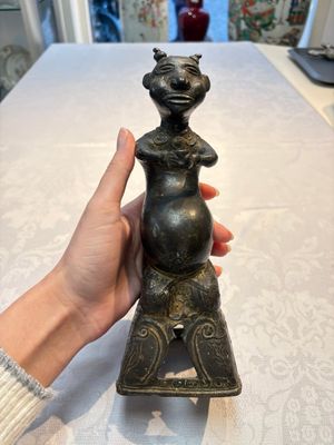 A pair of Vietnamese bronze figures, 19/20th C. — foto 1