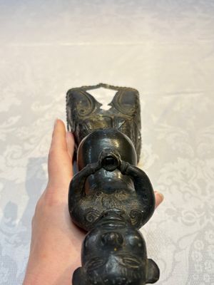 A pair of Vietnamese bronze figures, 19/20th C. — foto 13