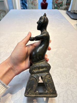 A pair of Vietnamese bronze figures, 19/20th C. — foto 2