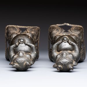 A pair of Vietnamese bronze figures, 19/20th C. — foto 6