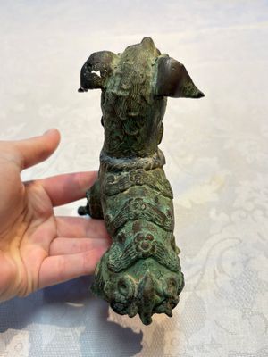 A pair of Vietnamese bronze lions, 19/20th C. — photo 4
