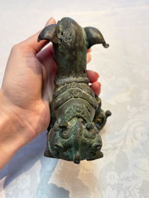 A pair of Vietnamese bronze lions, 19/20th C. — photo 10