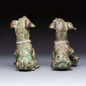A pair of Vietnamese bronze lions, 19/20th C. — photo 5
