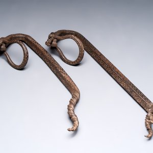 A pair of wrought iron elements, possibly Hispano-Moresque, 16th C. — photo 4