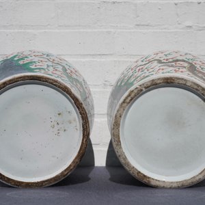 A pair of wucai-style vases and covers with dragons, Samson, Paris, 19th C — 照片 16