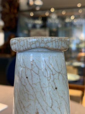 A pale celadon-glazed vase, a jar and a ewer, Asia, 19th C and later — photo 18