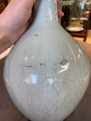 A pale celadon-glazed vase, a jar and a ewer, Asia, 19th C and later — photo 20