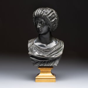 A parcel-gilt bronze bust of a Roman woman, possibly Livia Drusilla or Agrippina the Elder, France, Empire period, early 19th C. — 照片 2