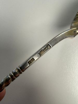 A parcel-gilt silver spoon and a 'C.J.K.' engraved seal stamp, Russia and possibly France, 19/20th C. — 照片 2
