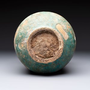 A Parthian turquoise-glazed pottery amphora, Iran, 2nd/3rd C. — photo 7