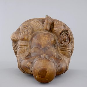 Een grote bronzen boeddha, deels verguld, Yonghzeng merk, 19e eeuw of vroeger — foto 3