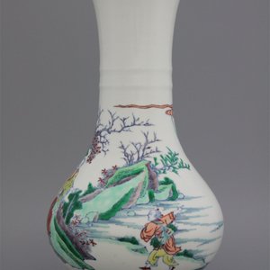 A pear-shaped bottle vase in Kangxi style, 19/20th C. — photo 1